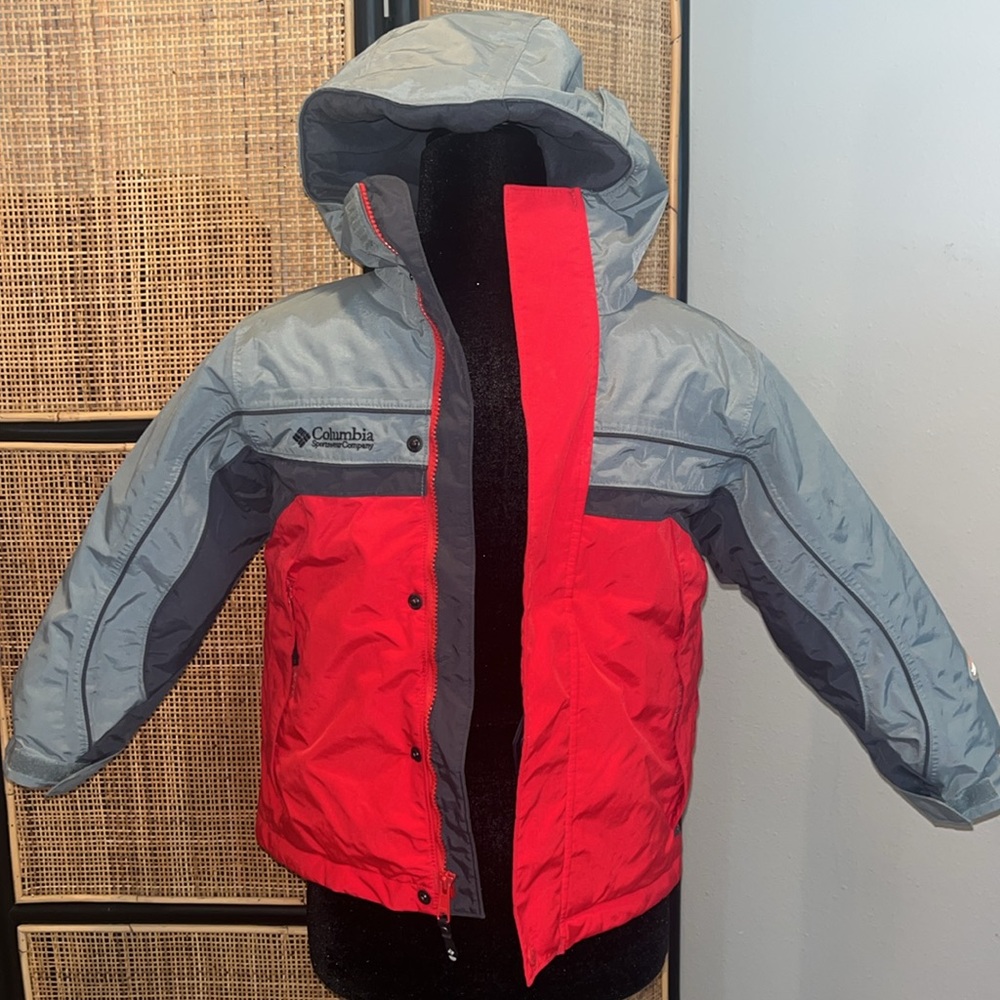 Columbia Winter jacket size 8 Boys Omni shield fleece lined waterproof ski snow